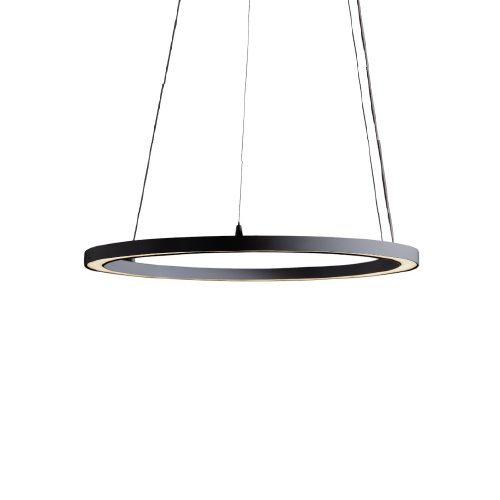 Colgante de acero 50,4W 8952lm con difuror de acrilico opal  60x60cm